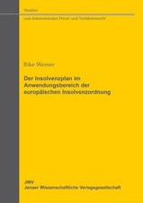 Insolvenzplan anwendungsbereic gebraucht kaufen  Bayreuth