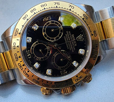 Relógio Rolex Daytona 116523 aço ouro fábrica diamante 40mm luxo vintage comprar usado  Enviando para Brazil