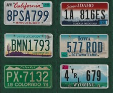 American licence plates for sale  WESTCLIFF-ON-SEA