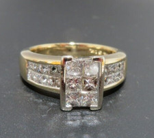 14k 2tone princess for sale  Glendale Heights