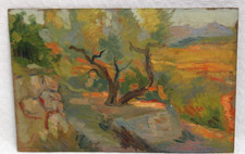 Impressionist landscape oil d'occasion  Expédié en Belgium