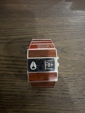 Relógio de pulso Nixon Direct Time Technology The Rotolog madeira grão marrom, usado comprar usado  Enviando para Brazil