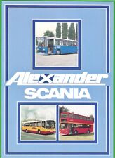 Folheto de especificações Alexander - Scania N113 - Derby Busways BTS - c.1989 comprar usado  Enviando para Brazil