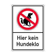 Schild symbol hundeklo gebraucht kaufen  Kirchlengern