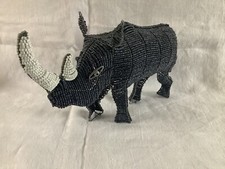 Impressive rhino sculptured for sale  LLANGEFNI