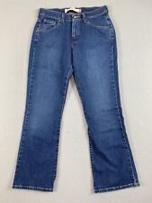 Jeans feminino Levis 515 30x29 azul novo boot cut etiqueta elástica 8 P comprar usado  Enviando para Brazil