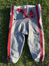 Calça de jogo de futebol americano universitário Nike prata vermelha e branca, alta qualidade, masculina grande comprar usado  Enviando para Brazil