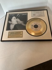 Disco de ouro 24kt folheado a ouro Beatles John Lennon comprar usado  Enviando para Brazil