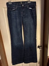 Calça Jeans Feminina 7 For All Mankind 28 Azul Jeans Dojo Bota Flare Cintura Baixa comprar usado  Enviando para Brazil