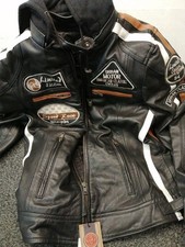 motorradjacke leder gebraucht kaufen  Herten
