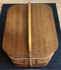 Nähkasten holz fächern gebraucht kaufen  Hannover