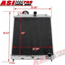 Radiador de alumínio 4 fileiras para 1992-2000 HONDA Civic EJ EK/DEL EG/INTEGRA SOL DB MT comprar usado  Enviando para Brazil