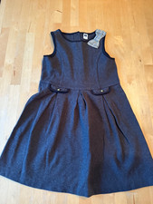 Usado, Vestido jumper Janie and Jack cinza sem mangas com laço tamanho 8 comprar usado  Enviando para Brazil