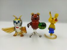 Raro Vintage Soprado à Mão Arte em Vidro Disney Store - Ursinho Pooh, Leitão, Coruja comprar usado  Enviando para Brazil