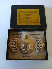 Brooklands badge set for sale  BADMINTON