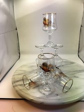 Aperitif glasses flying for sale  TORQUAY