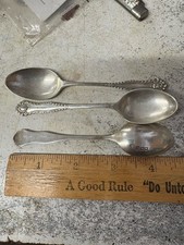 Three antique silver for sale  NEW MILTON