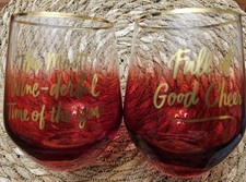 Hallmark christmas stemless for sale  Lehigh Acres