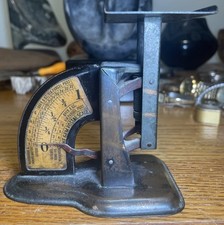 The Gem Postal Scale pré 1933 aço laminado a frio com etiqueta colecionável comprar usado  Enviando para Brazil