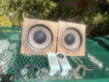 Pair red tannoy for sale  Carson