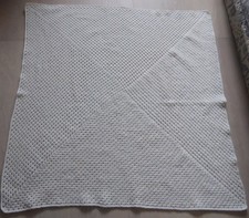 Plaid laine blanc d'occasion  Yvetot