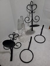 Pair black metal for sale  North Branch