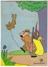 Chasseur lapins illustrateur d'occasion  Feillens