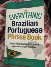 The Everything Brazilian Portuguese Phrase Book: Learn Basic Brazilian Portugues comprar usado  Enviando para Brazil