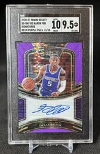 2020 Panini Select De’Aaron Fox /15 Neon Purple Pulsar Auto SGC 9.5 Auto 10 comprar usado  Enviando para Brazil