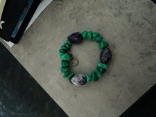 Turquoise amethyst bracelet for sale  BALDOCK