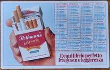 Calendarietto sigarette rothma usato Calendarietto sigarette rothma usato  Forli