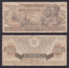 Banconota romania 100 usato  Chieri