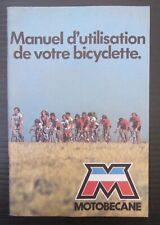 Motobecane manuel utilisation usato  Boves
