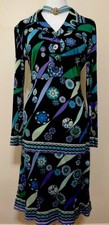 Raro Vestido Retrô Emilio Pucci 1960’s Vintage Estampa Floral Tamanho 12  comprar usado  Enviando para Brazil