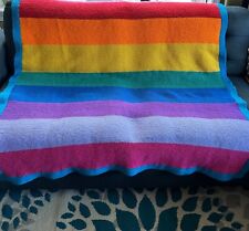 Rainbow blanket throw for sale  York