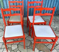 Sedie rosse legno usato  Tricesimo