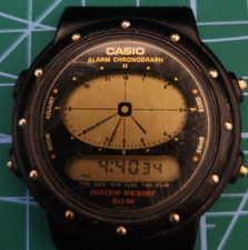 Casio AE-30W módulo 894-raro, relógio digital antigo com simulador de mostrador analógico comprar usado  Enviando para Brazil