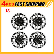 Conjunto de 4 tampas de roda de 15 pol. calotas de encaixe calotas de cubo completo ajuste pneu R15 e aro de aço comprar usado  Enviando para Brazil