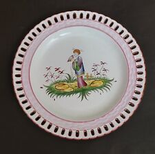 Openwork plate faience d'occasion  Expédié en Belgium