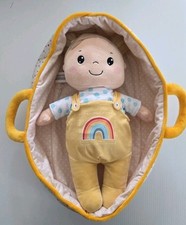 Boneca de tecido de pelúcia LITTLE TOWN 40cm bebê menina berço pano macio fingir ALDI comprar usado  Enviando para Brazil