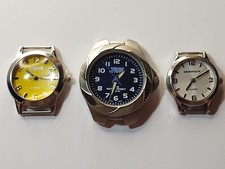 Lote de 3 cabeças de relógio XG XGames mostrador azul aspecto mostrador amarelo âncora mostrador azul prata comprar usado  Enviando para Brazil