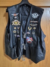 Motorrad lederweste gebraucht kaufen  Hirzenhain