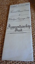 1931 deed apprenticeship for sale  FARNBOROUGH