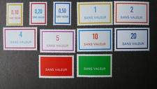 Série complète timbres d'occasion  Vern-sur-Seiche