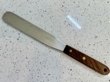 Espátula de glacê de bolo ROBINSON Knife Co. cabo rebitado de madeira - Vintage comprar usado  Enviando para Brazil