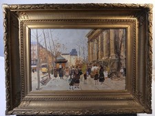 Tableau ancien huile d'occasion  Doyet