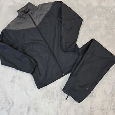 Conjunto de terno de pista Nike masculino médio preto ajuste tempestade calça e jaqueta golfe TPC Sawgrass, usado comprar usado  Enviando para Brazil