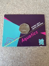olympics aquatics 50p for sale  LUDLOW