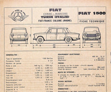 Fiche technique fiat d'occasion  Goetzenbruck