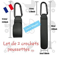 Crochets poussettes clips d'occasion  Romans-sur-Isère